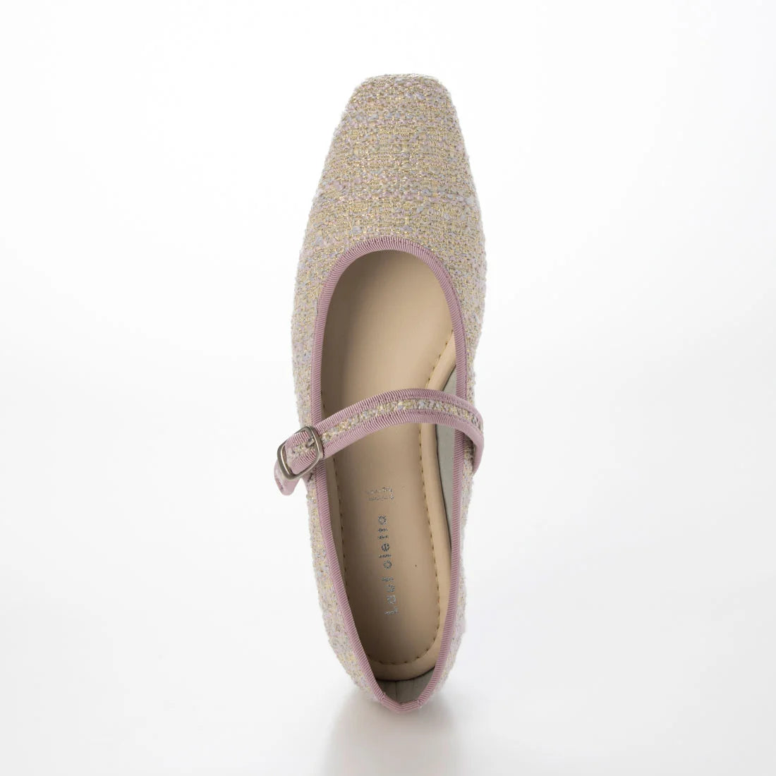 【新品預訂】日本製 Lauf Oletta 方頭織物材質瑪莉珍鞋 (LH115 ROSE-Z) (玫瑰色)