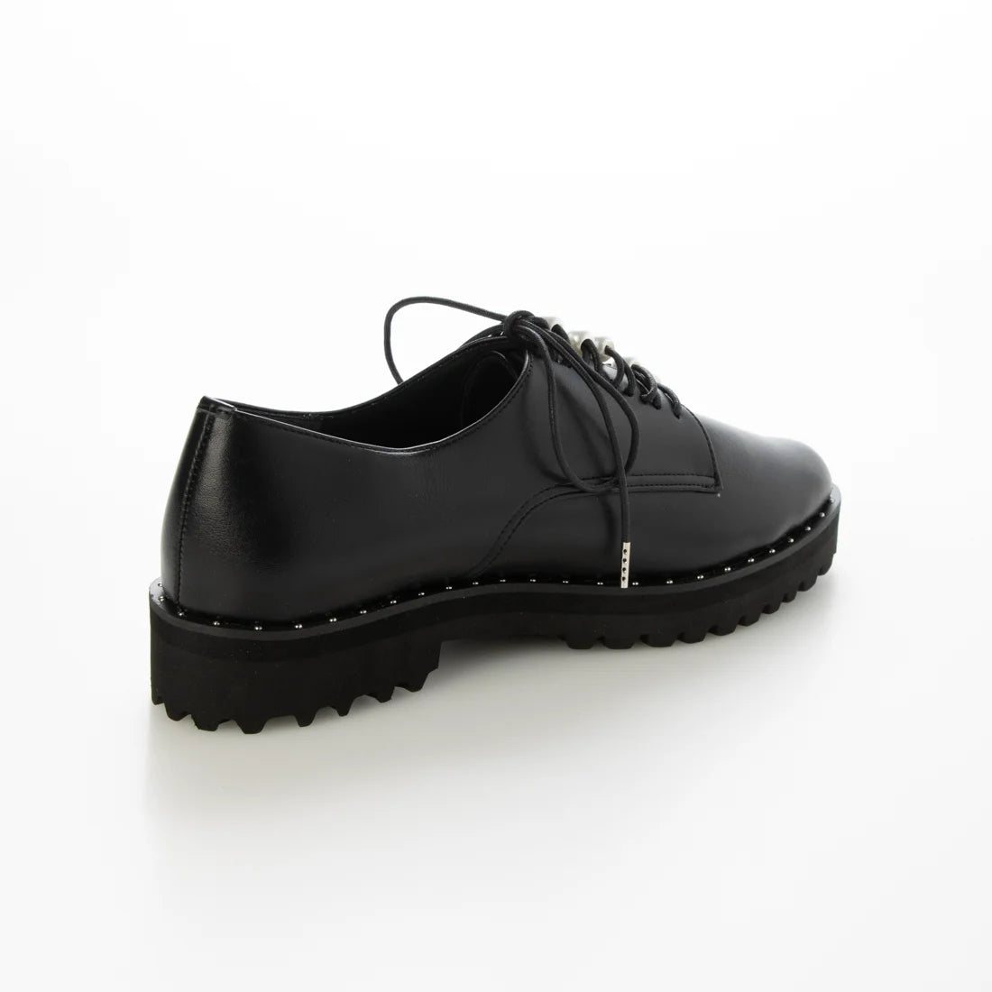 【新品預訂】日本製 Lauf Oletta [All Weather] 全天候防水輕盈珍珠繫帶鞋（LRH128 BLACK） (黑色)