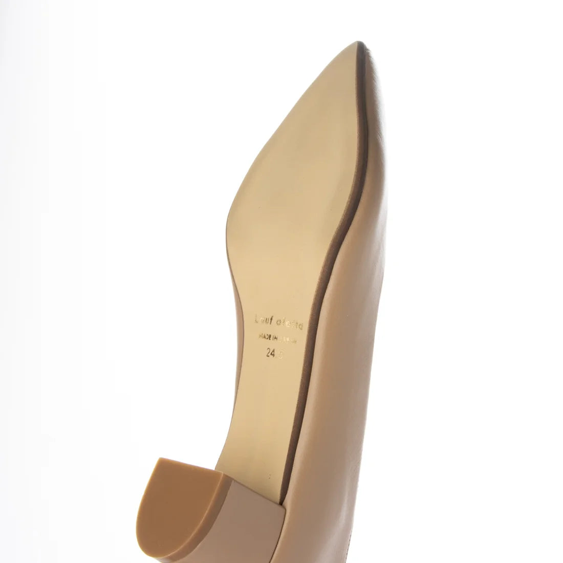 【新品預訂】日本製 Lauf Oletta {ALL-WEATHER} 4.5cm踭防水尖頭高跟鞋（LRH125 Beige) (杏色)