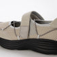 【新品預訂】日本 Lauf Oletta 輕盈 4cm厚底網面瑪莉珍運動鞋 (L150 Grey-Z)(灰色)