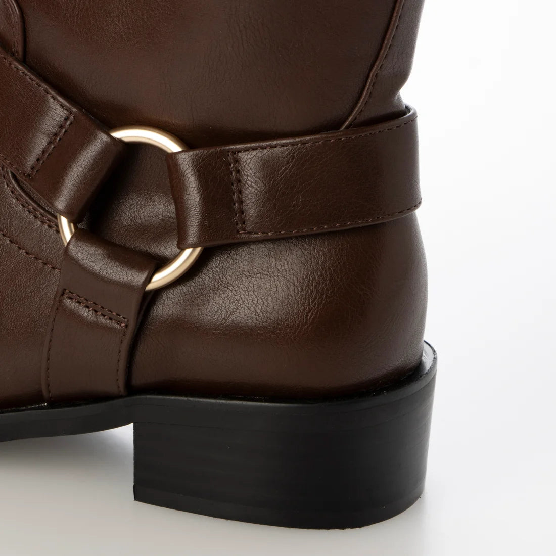 【新品現貨】 Launa Lea  3.5cm踭中長筒工程靴 (S148)(黑色 / Black)