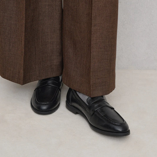 【新品現貨】日本製 Launa Lea軟質便士樂福鞋 (613)(Black/ 黑色)