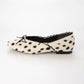 【新品預訂】日本製 Launa lea 經典蕾絲邊蝴蝶結芭蕾舞鞋 (B1616A)(斑點紋/Dalmatian-Z)