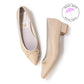 日本製 Launa lea 3.5cm踭蝴蝶結尖頭啞面芭蕾晴雨鞋 ( RB9001A ) (淺杏色/L Beige)