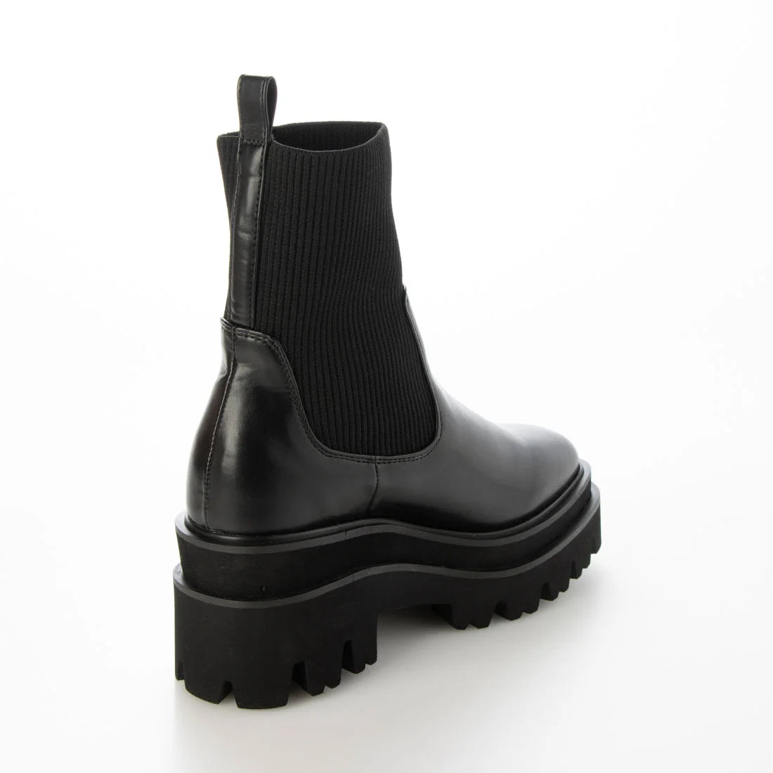 【新品預訂】Launa Lea 7.5cm踭針織襪厚底靴子（S159）(黑色／Black)