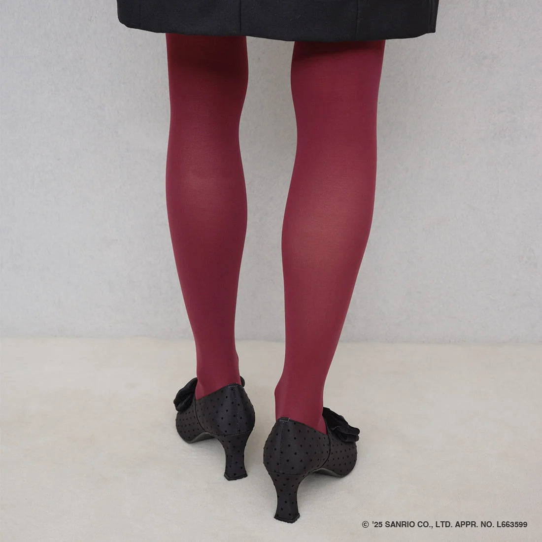 【限定品預訂】售完即止【HELLO KITTY × Launa lea 特別聯名】日本製7cm踭蝴蝶結高跟鞋 (612K)(黑色/Black Z/C)