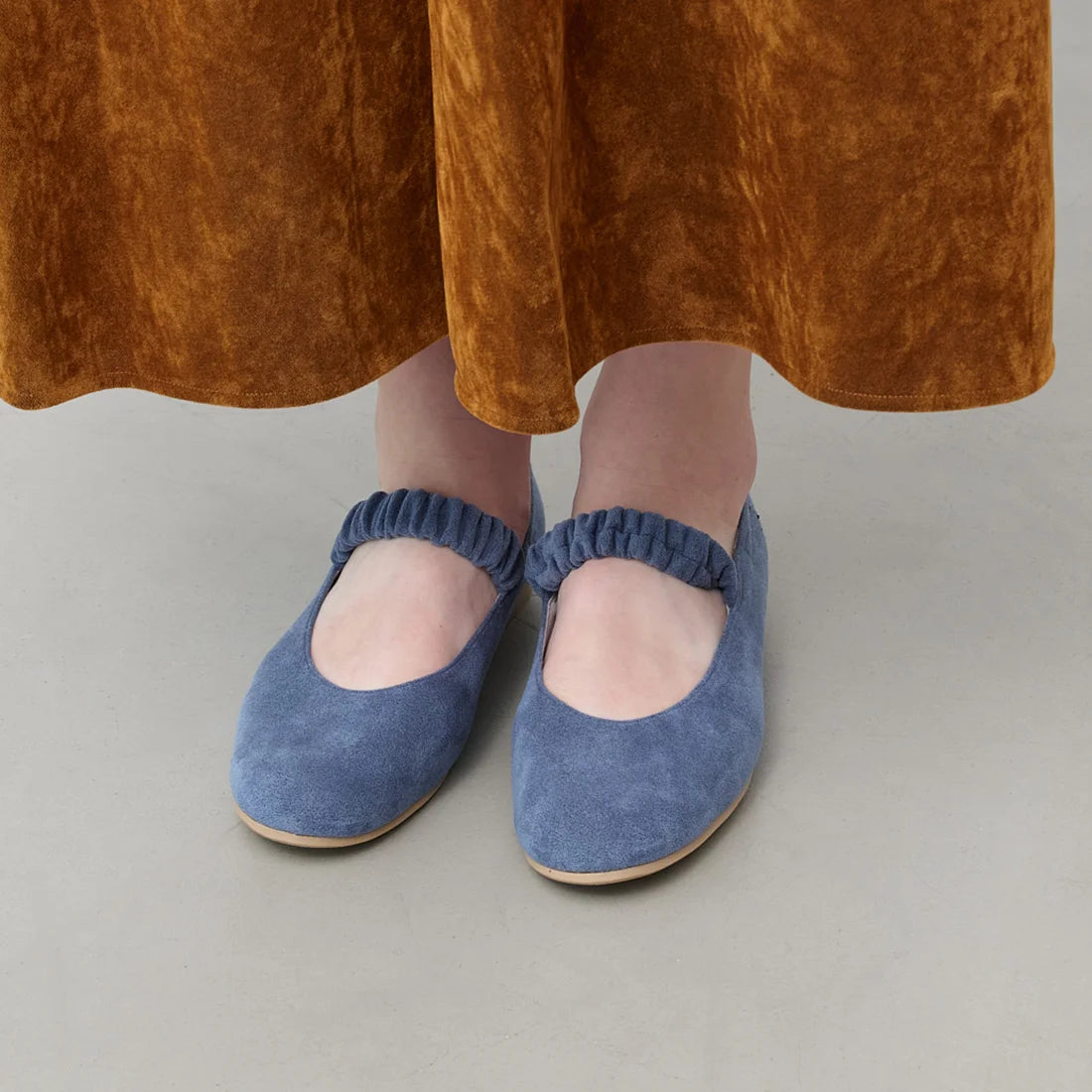 【新品預訂】Launa lea Mary Jane軟質芭蕾鞋 (B3005A) （藍色S / Blue S)
