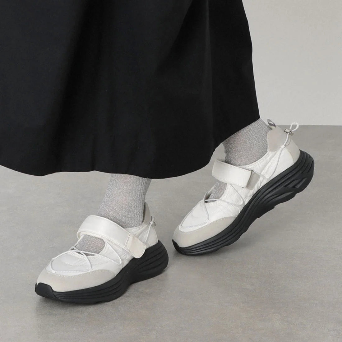 【新品預訂】日本Lauf Oletta 輕便厚底瑪麗珍運動鞋 (L130)（IVORY-Z）