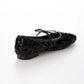 日本製Launa lea 亮片芭蕾平底鞋 (B7608A) (Black Z)