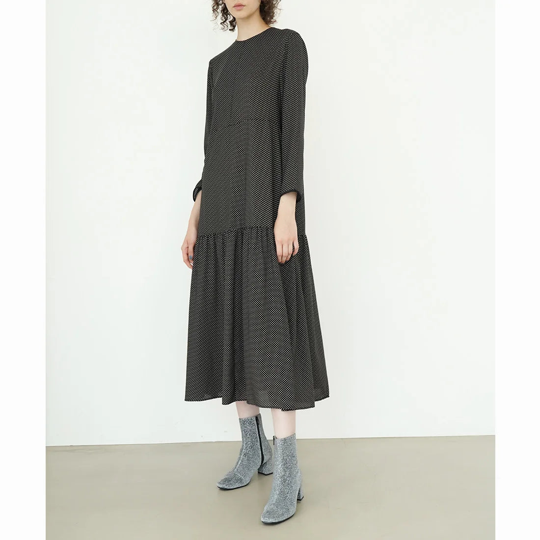 日本製 Launa Lea 6cm閃閃方頭短靴 (582)(銀色Z／Silver Z)