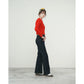日本製【珍珠色調防水】Emma Francis 真皮 尖頭平底芭蕾舞鞋(01b-L S154)(Dark Grey leather suede) （ダークグレー レザースエード）