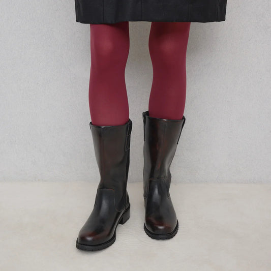 【新品預訂】Launa Lea 4cm踭中筒工程靴（S158）(深棕色／D Brown)