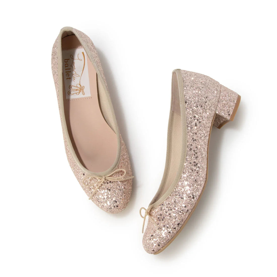 【新品預訂】日本製 Launa lea 3.5cm 踭圓頭跟芭蕾高跟鞋 ( B5601A ) (粉杏色Z/ PK Beige Z)