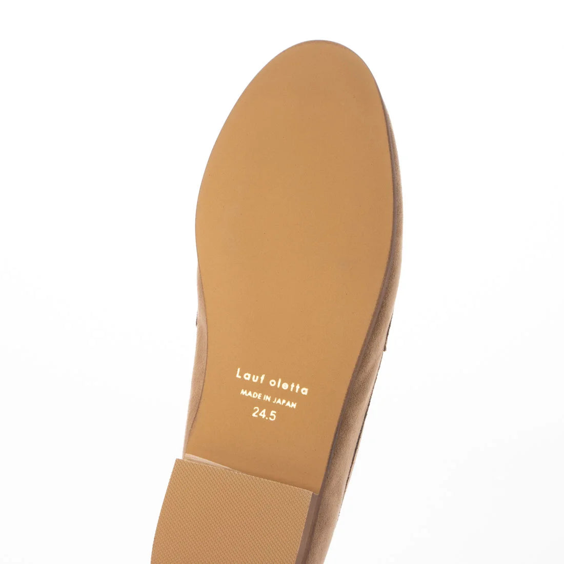 【新品預訂】日本製 Lauf Oletta    柔軟絨布樂福鞋(LH104A BEIGE-S) (杏色)