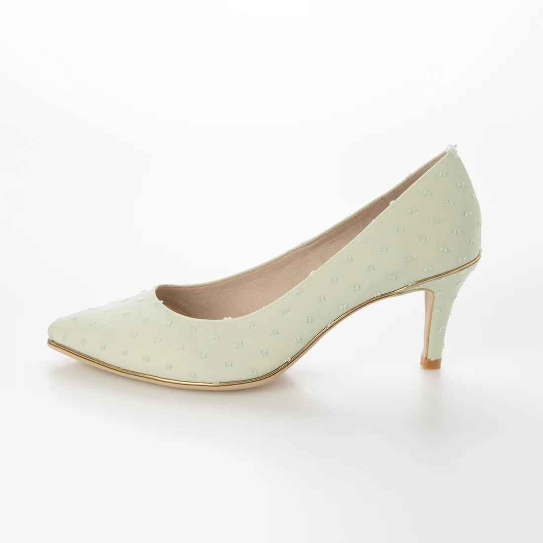【新品預訂】日本製 Launa Lea Rich 7cm Gold Line高跟鞋 (80001F) (薄荷色 Z / Mint Z)