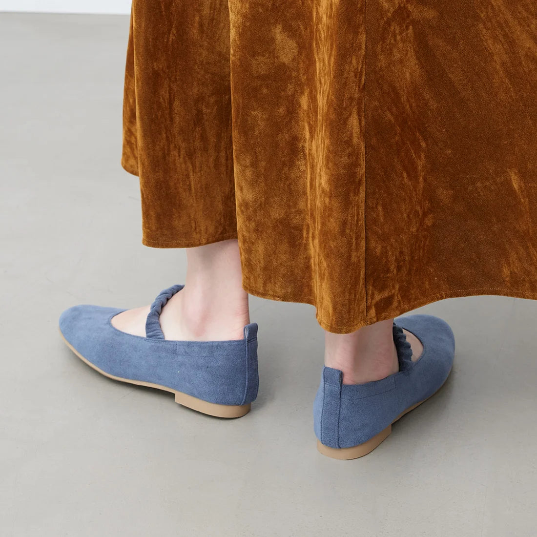 【新品預訂】Launa lea Mary Jane軟質芭蕾鞋 (B3005A) （藍色S / Blue S)