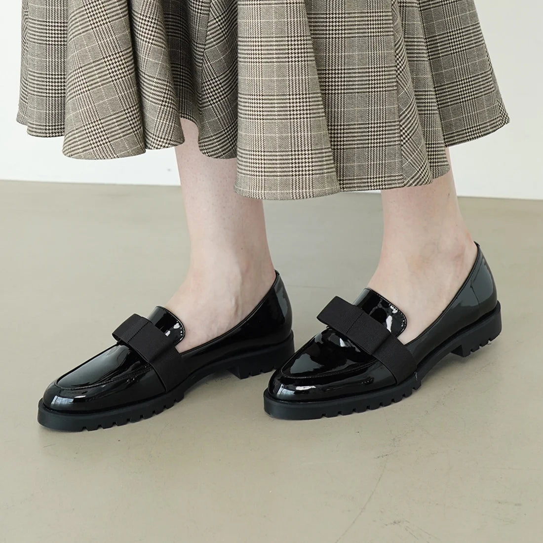 【新品預訂】日本製 Launa lea Rainy Day 寛帶晴雨樂福鞋 (R9021)  (黑色/Black E)