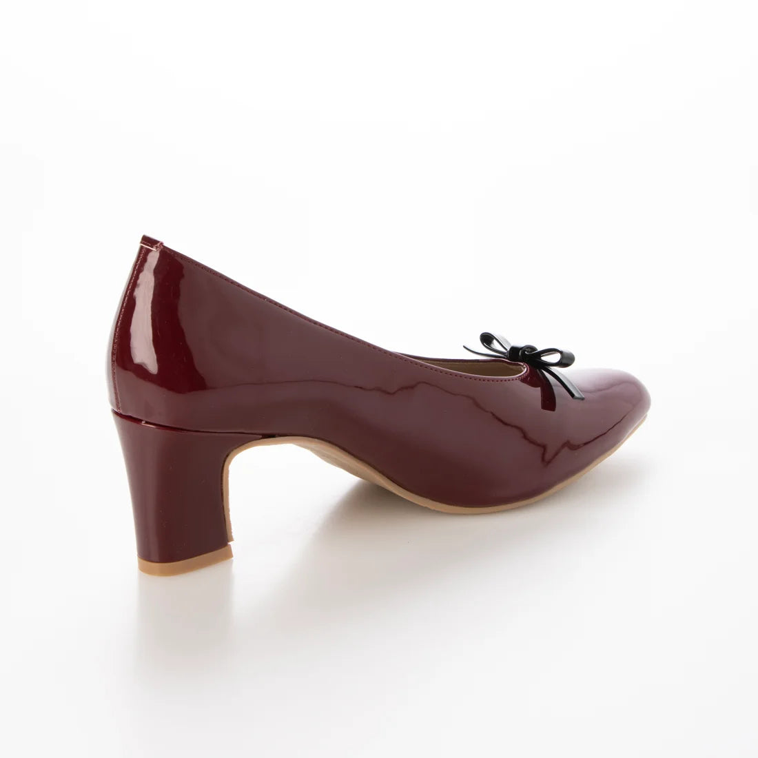 【新品預訂】日本製 Launa Lea 6cm杏仁頭蝴蝶結高跟鞋 (607)( 紅色 E / Bordeaux E)