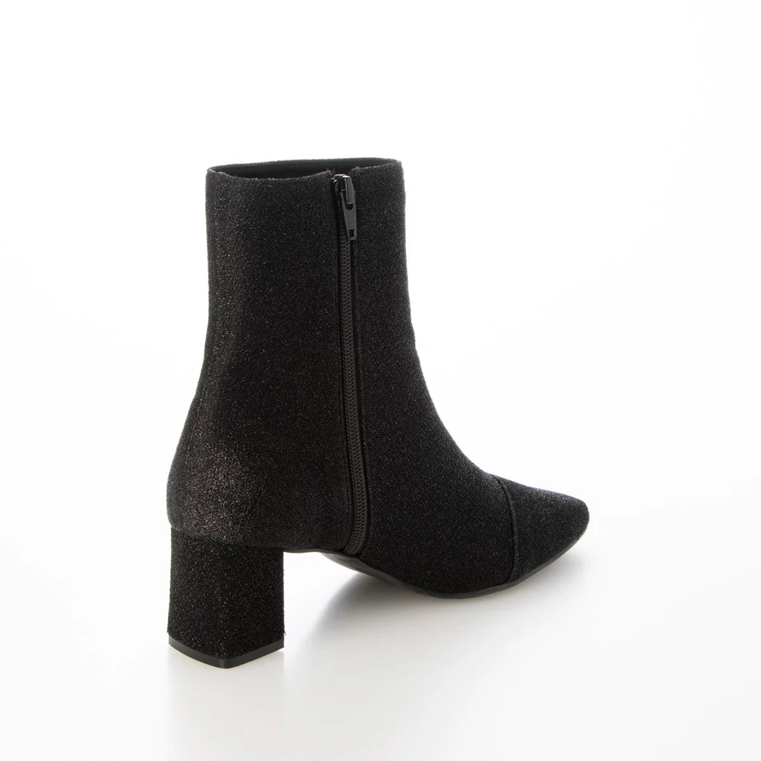 日本製 Launa Lea 6cm閃閃方頭短靴 (582)(黑色Z／Black Z)