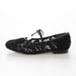 【新品預訂】日本製 Launa Lea 花卉蕾絲漁網芭蕾舞鞋 (B7612A)(黑色 / Black Z)