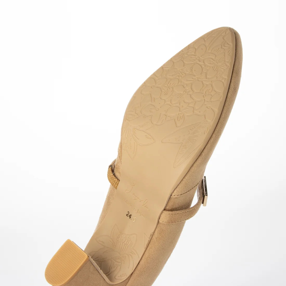 【新品預訂】日本製 Launa Lea 6cm踭杏仁頭瑪麗珍高跟鞋 (614）( 杏色 S / Beige S )