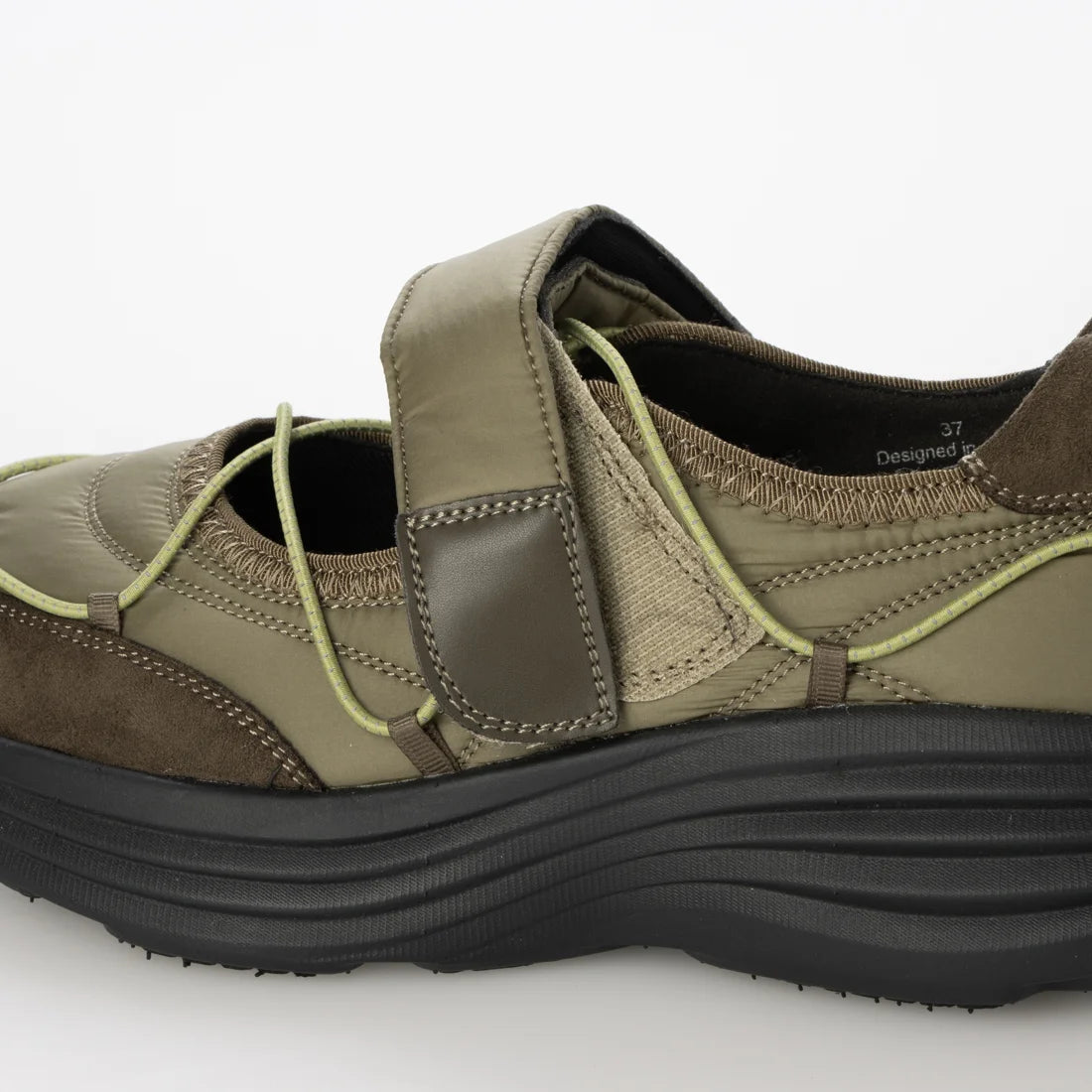 【新品預訂】日本Lauf Oletta 輕便厚底瑪麗珍運動鞋 (L130)（KHAKI-Z）
