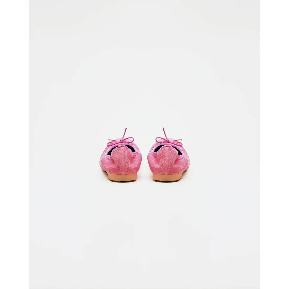 日本製【珍珠色調防水】Emma Francis 真皮 圓頭平底芭蕾舞鞋(02b-L S143)(Dark pink leather suede)（ダークピンク レザースエード）