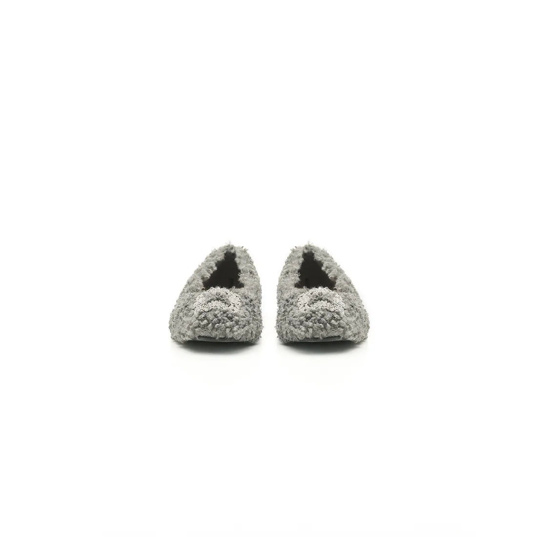 【新品預訂】日本製Emma Francis 寶石毛絨鞋（灰色毛絨）(05j-B 153)   GRY