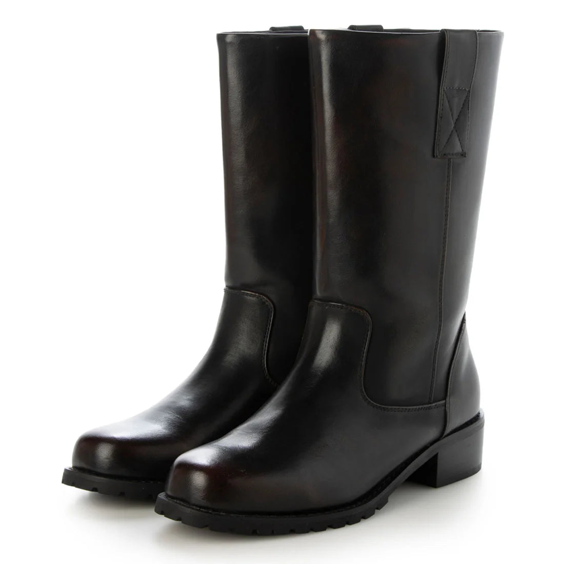 【新品預訂】Launa Lea 4cm踭中筒工程靴（S158）(深棕色／D Brown)