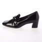 日本製 Launa lea 粗跟抗水樂福鞋 (R9008) Black E