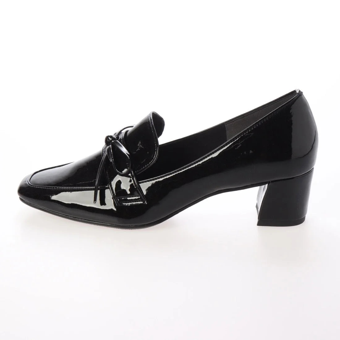 日本製 Launa lea 粗跟抗水樂福鞋 (R9008) Black E