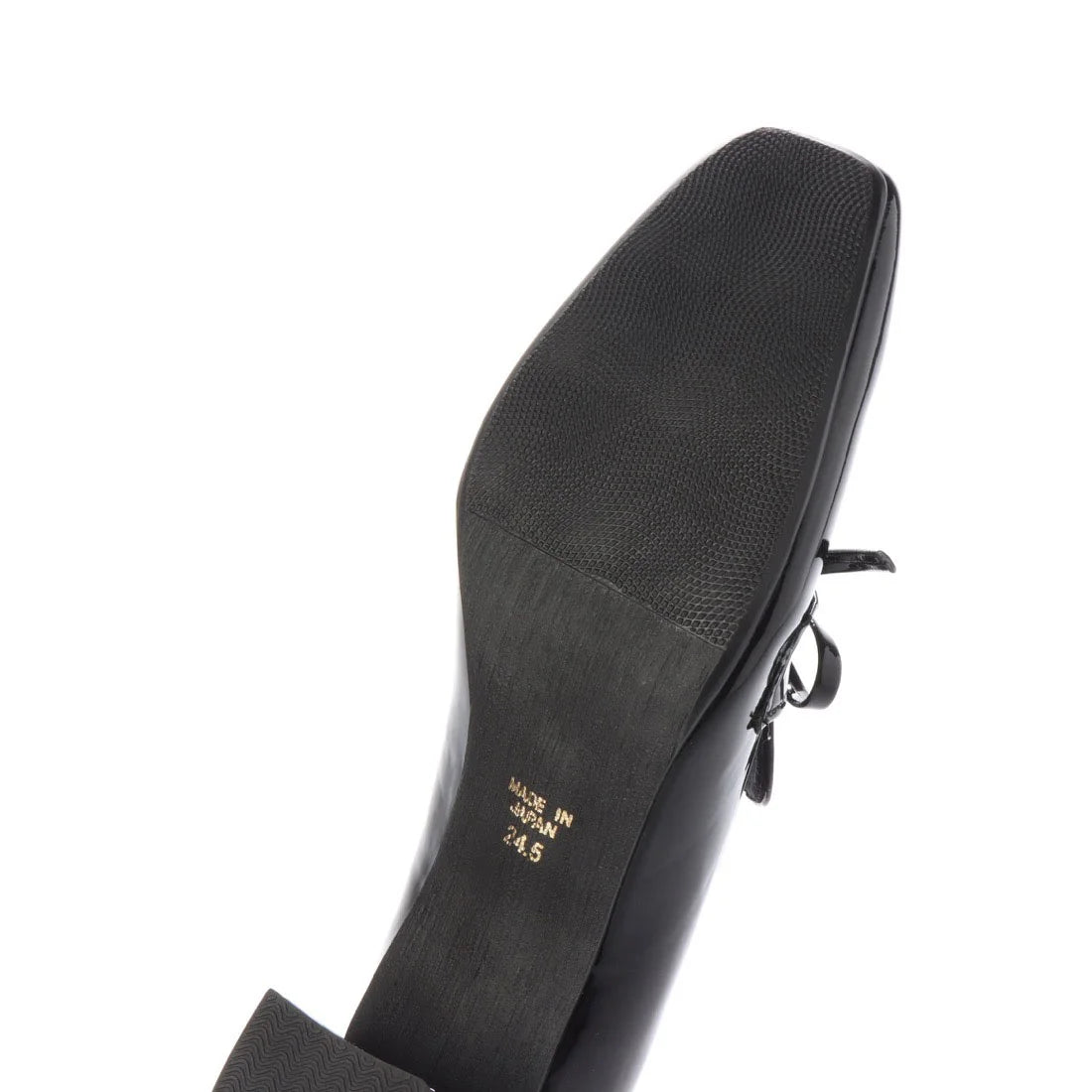 日本製 Launa lea 粗跟抗水樂福鞋 (R9008) Black E
