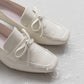 日本製 Launa lea 粗跟抗水樂福鞋 (R9008) Ivory E