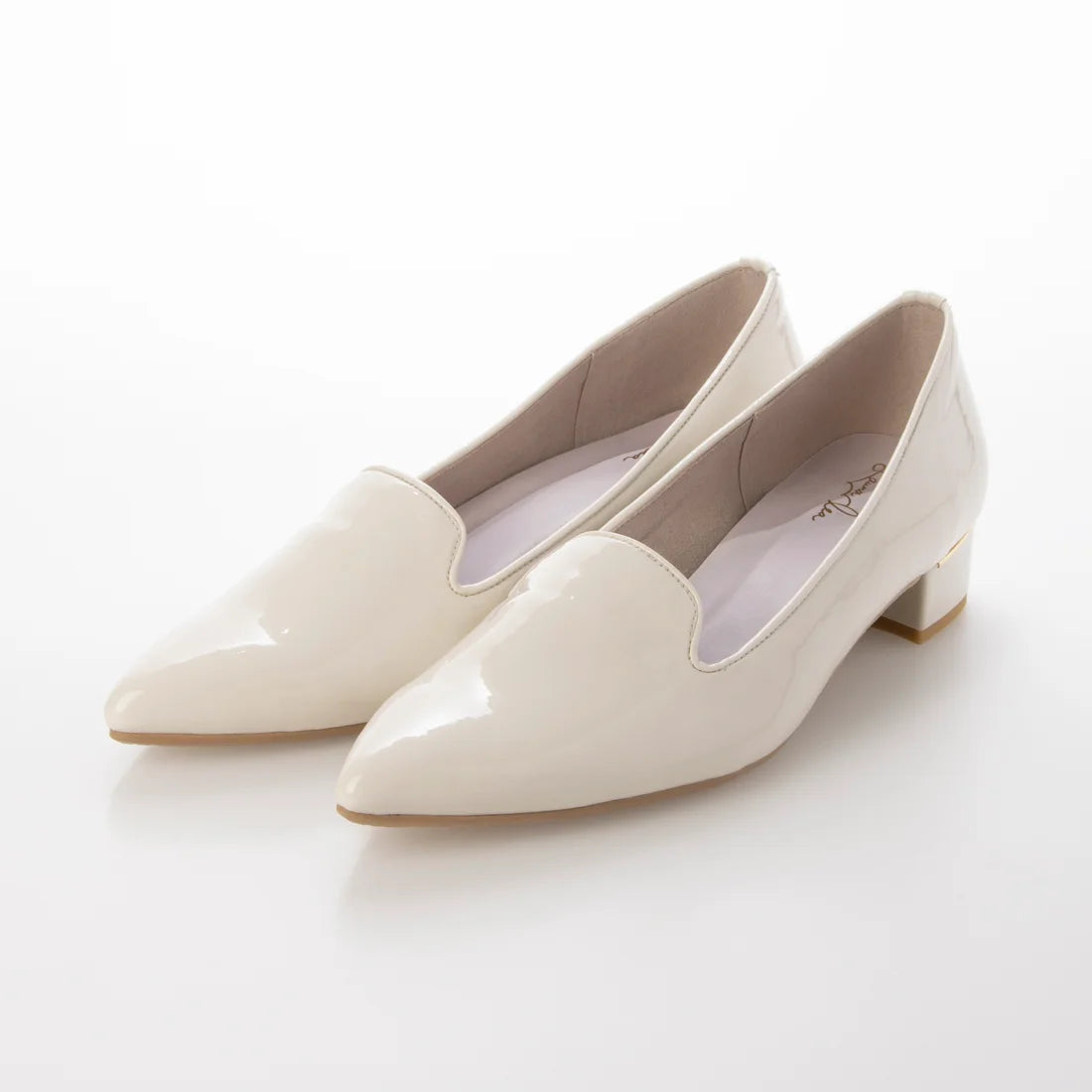 日本製 Launa lea 粗跟歌劇高跟鞋 (R9015) IVORY