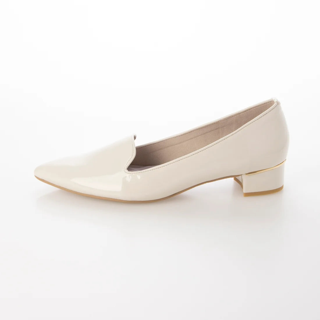 日本製 Launa lea 粗跟歌劇高跟鞋 (R9015) IVORY