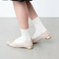【新品預訂】日本製 Launa lea 金色方扣平底鞋 (576) (杏色 Z/C / Beige Z/C )