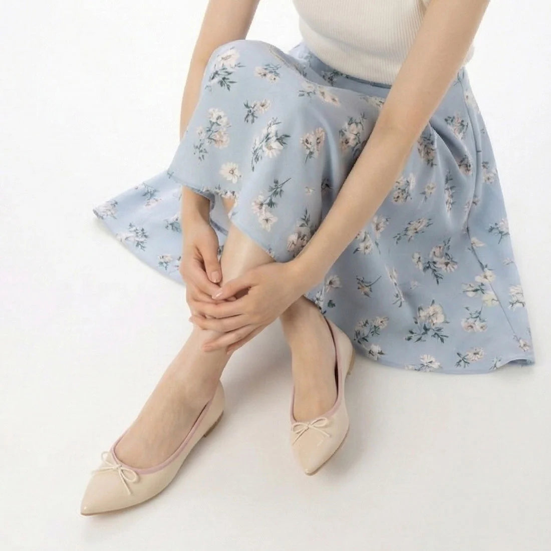 【新品預訂】日本製 Launa lea Rainyday 防水尖頭芭蕾鞋 (RB4404A) (淺粉色 E / L Pink E )