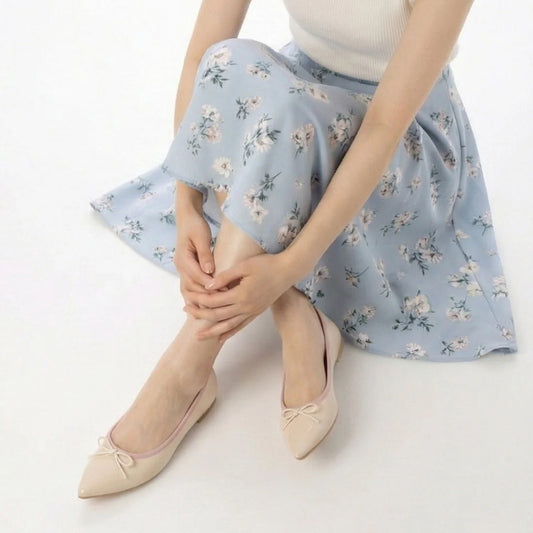 【新品預訂】日本製 Launa lea Rainyday 防水尖頭芭蕾鞋 (RB4404A) (淺粉色 E / L Pink E )