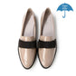 【新品預訂】日本製 Launa lea Rainy Day 寛帶晴雨樂福鞋 (R9021)  (灰啡色/ Greige E)