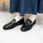 日本製  Launa lea 金色比特樂福鞋 (500) (黑色／Black )