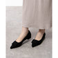 日本製 Launa lea 扣尖頭高跟鞋 (459A) (黑色 S / Black S )