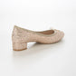 【新品預訂】日本製 Launa lea 3.5cm 踭圓頭跟芭蕾高跟鞋 ( B5601A ) (粉杏色Z/ PK Beige Z)
