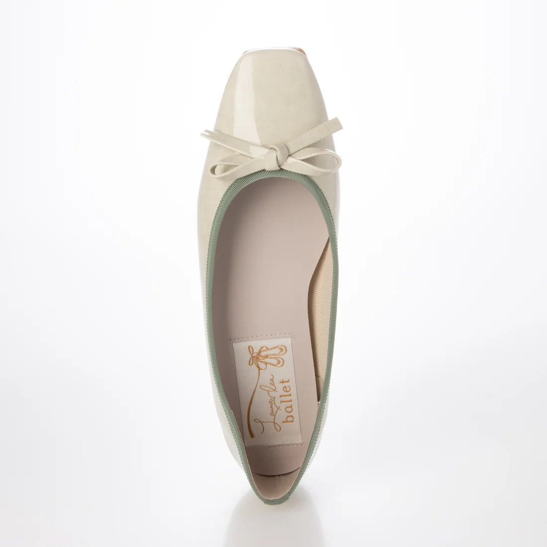 【新品預訂】日本製 Launa lea Rainyday 防水方頭芭蕾鞋 (RB7403A)(薄荷綠E / Mint E )