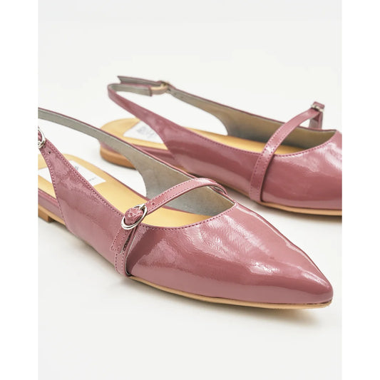 【新品預訂】日本製Emma Francis 防水瑪麗珍揹帶平底穆勒鞋 (07h-E 143)（深粉色）PNK