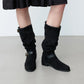 【新品預訂】Launa lea 寬鬆長靴 (S156) （黑色S/ Black S)