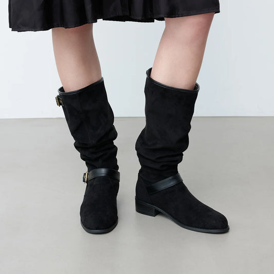 【新品預訂】Launa lea 寬鬆長靴 (S156) （黑色S/ Black S)
