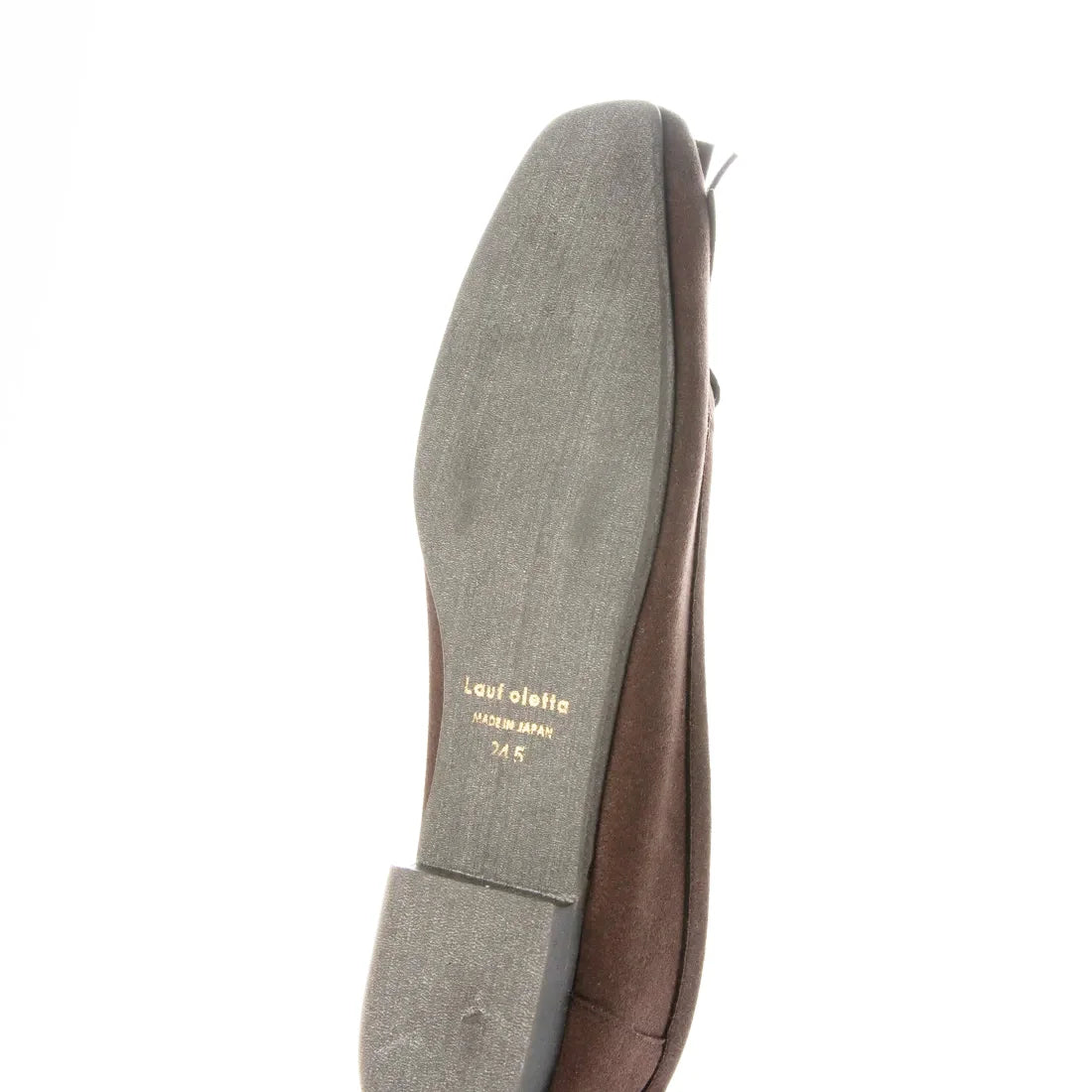 【新品預訂】日本製 Lauf Oletta 鑲邊流蘇設計的氣質平底鞋(LH120 D Brown-S) (深棕色)