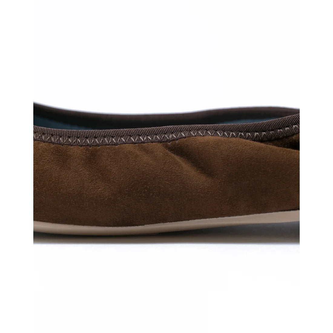 日本製【珍珠色調防水】Emma Francis 真皮 尖頭平底芭蕾舞鞋(01b-L S105)(Brown leather suede) （ブラウン レザースエード）