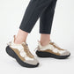 【新品預訂】日本 Lauf Oletta 4.5cm 厚底軟彈性運動鞋 (L155 Beige-Z)(杏色)