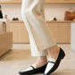 【新品預訂】日本製 Lauf Oletta [All Weather] 全天候 修身方形樂福鞋(LRP133 BLACK/C) (黑白色)